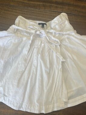 Little Marc Jacobs White Tie-Waist Circle Skirt
